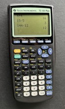 Texas Instruments TI-83 Plus Graphing Scientific Calculator: TESTED & WORKS