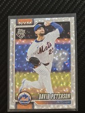 2026 Topps David Peterson #215 Super Box Exclusive Silver Foilboard Parallel