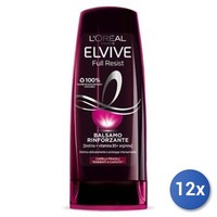 12X L'oreal Elvive Balsamo Arginina 200 Ml Nero HaarspüLung