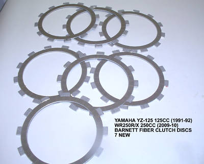 Clutch Plate Kit - Friction Plates For Yamaha YZ125 E/F/G/H/J/K/L/M/N/P - Foto 12