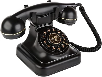 Retro Festnetztelefone Klassisches Retro Telefon Wählscheibe Vintage Nostalgie - Bild 1 von 4