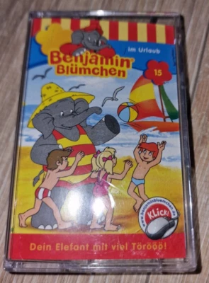 Benjamin Blümchen im Urlaub Folge 15  Hörspiel-Kassette MC, sehr guter Zustand - Bild 1 von 2
