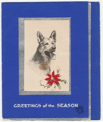 German Shepherd and Snowman Snow Christmas Cards Box of 10^ German Shepherd and Snowman Snow Christmas Cards Box of 10^