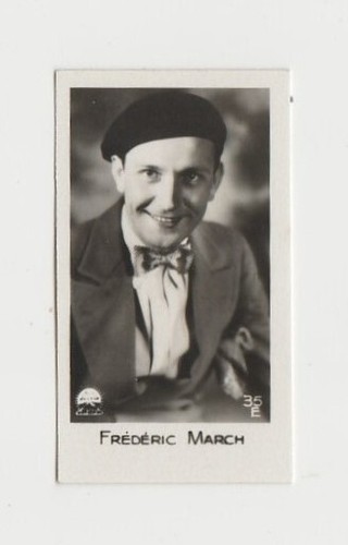 Fredric März 1933 Bridgewater Film Stars kleine Sammelkarte - Serie 2 #35