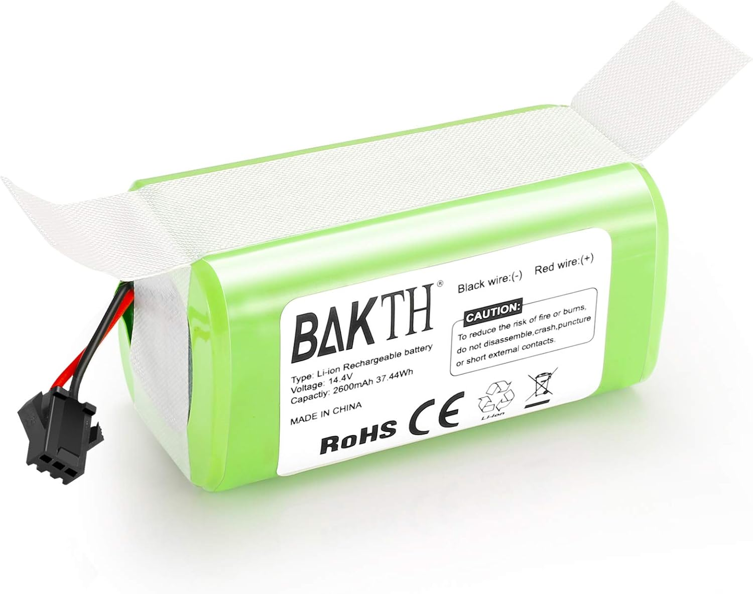 BAKTH 14.4V 2600Mah Replacement Battery Compatible with Ecovacs Deebot N79...