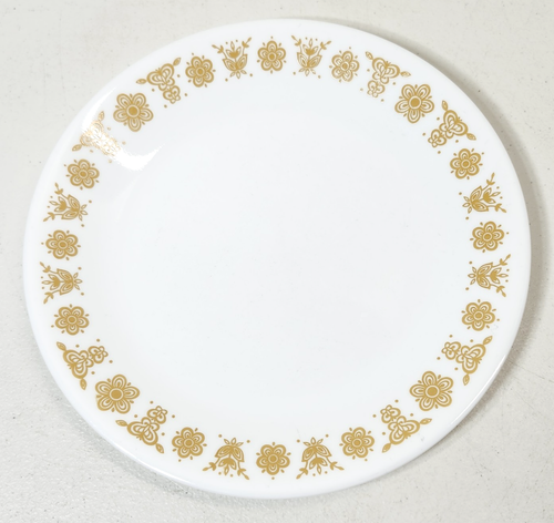 Vintage Corelle Schmetterling Gold Speiseteller 8,5" Corning Ware