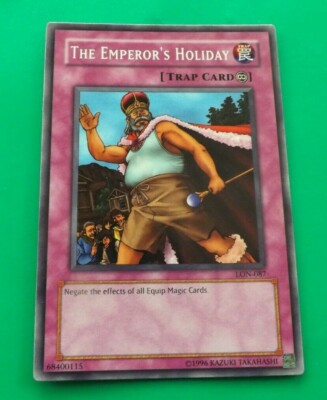 Yugioh Card - THE EMPEROR'S HOLIDAY - LON-087 - Never Played | eBay