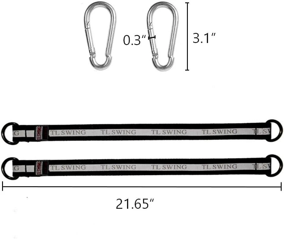 Correas oscilantes para árboles (juego de 2), kits para colgar árboles con 2 cerraduras seguras de alta resistencia Foto 2 de 4