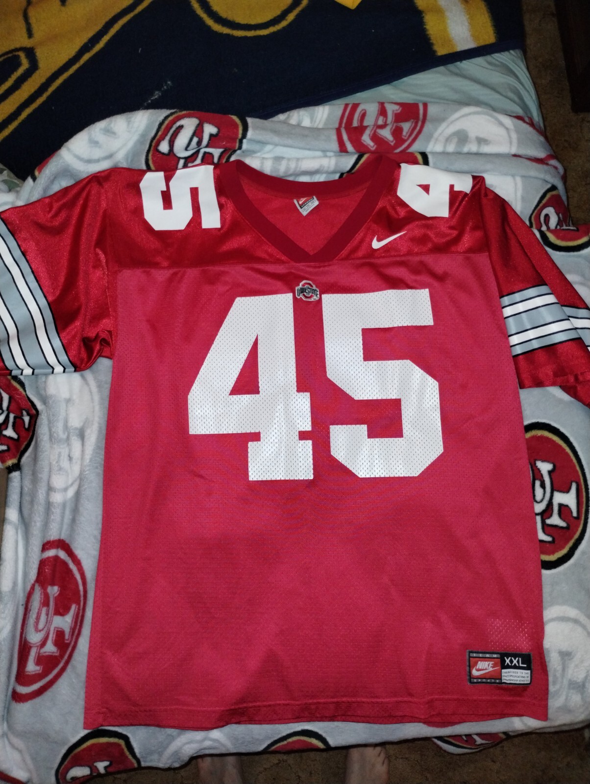 Vtg 90s Ohio State Buckeyes Archie Griffin 45 Nike Team Jersey Mens 2XL USA Made