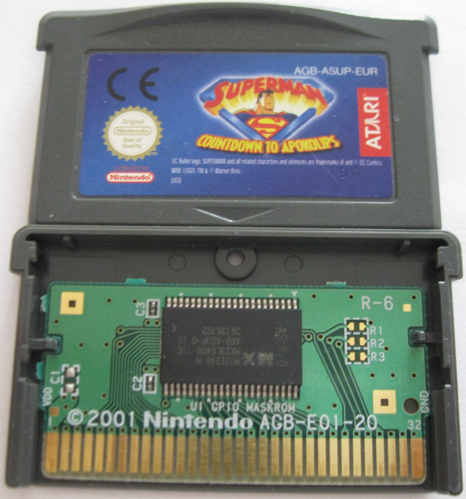 superman countdown to apokolips original  game boy advance nintendo en français