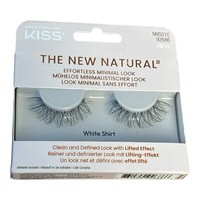 Kiss The New Natural Lifting Lashes White Shirt Wimpern Inkl. Kleber 92686 *Neu*