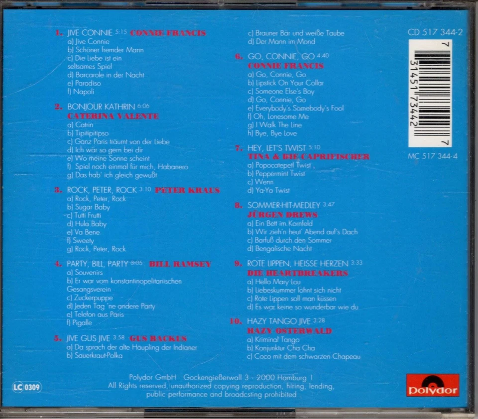 Jive Party Das Medley Album  10 Lieder polydor - Bild 2 von 3