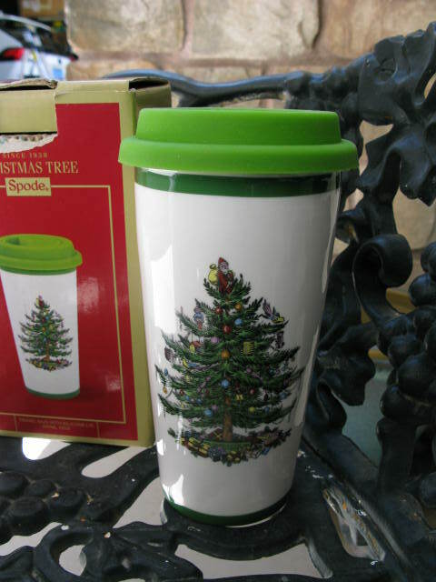 spode christmas tree tumblers
