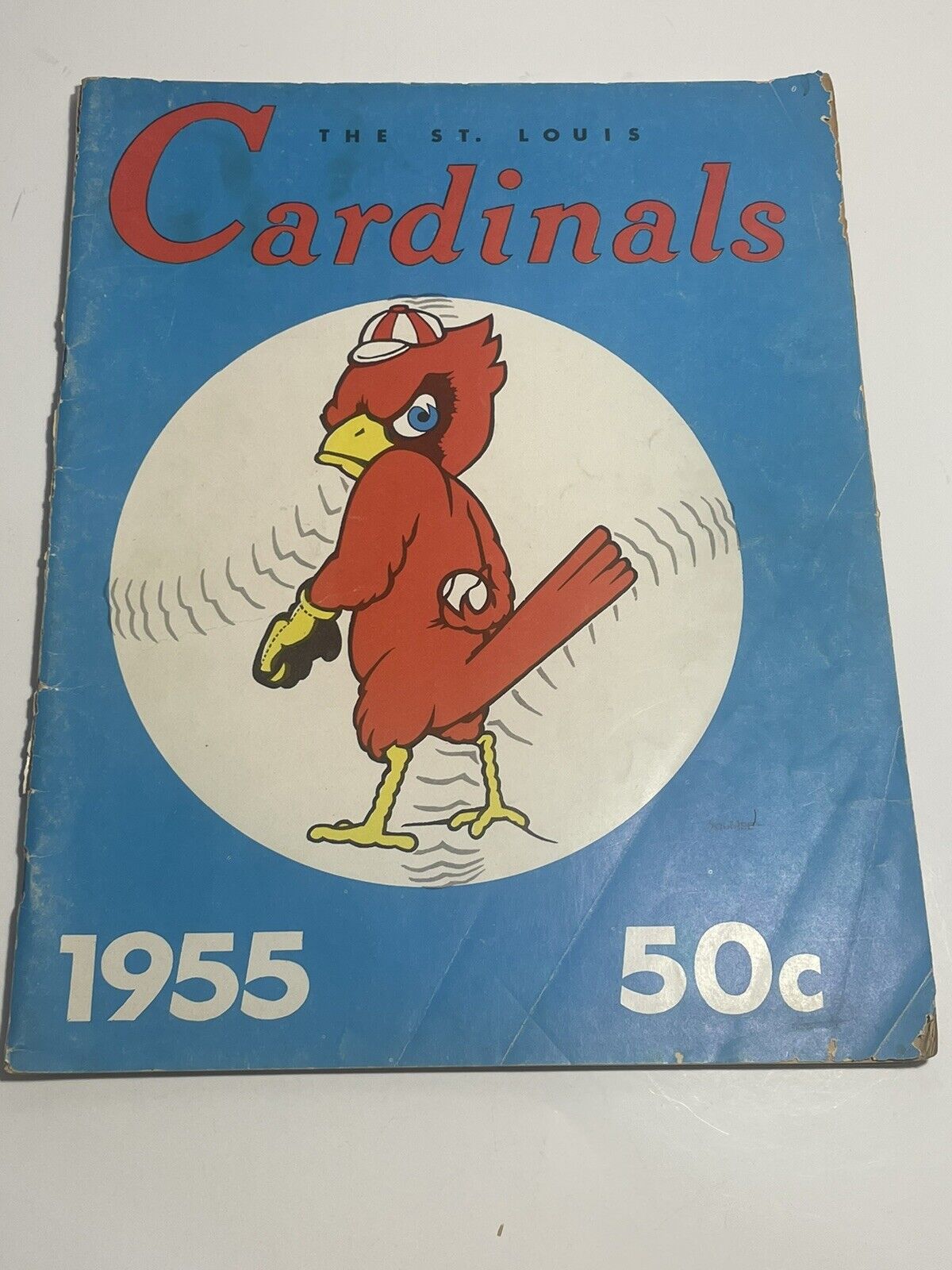 St. Louis Cardinals Vintage 1954 Scorecard Poster