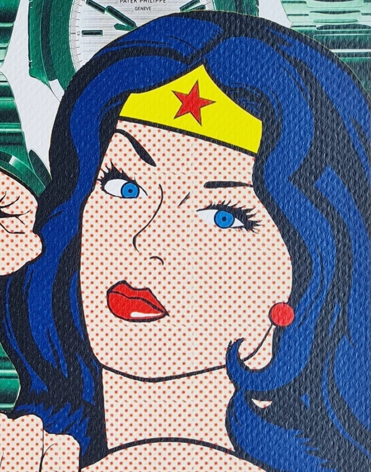 DEATH NYC * Wonder Woman * 45 x 32 cm * signed * limited * Certificate # xx/120 - Bild 4 von 4