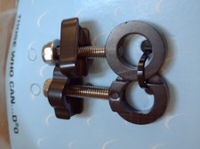 1pr ALLOY BMX SINGLE SPEED CHAIN TUGS, TENSIONERS, ADJUSTERS 14mm AXLE  