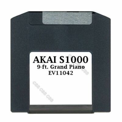 Akai S1000 100MB Zip Disk 9ft Grand Piano EV11042