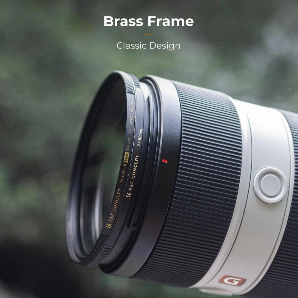 K&F Concept Brass Filter Adapter Ring Step-Up Ring CNC Machined for Lens&Filters - Image 3 of 4