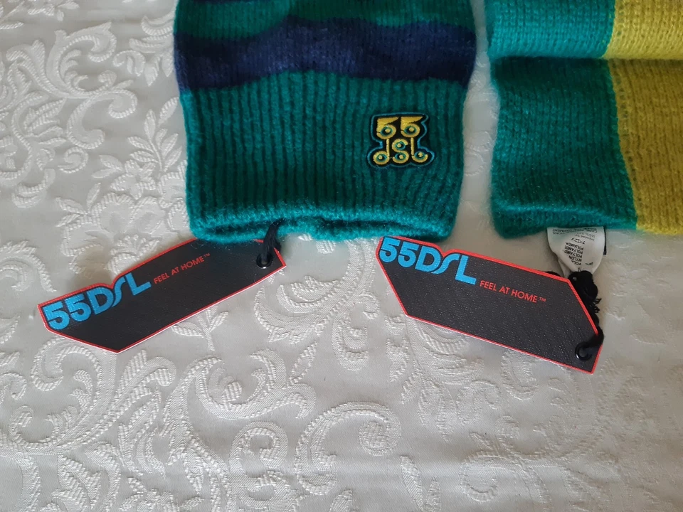 Sciarpa / Berretto Uomo 55dsl Mai Usati - Imagen 4 de 4