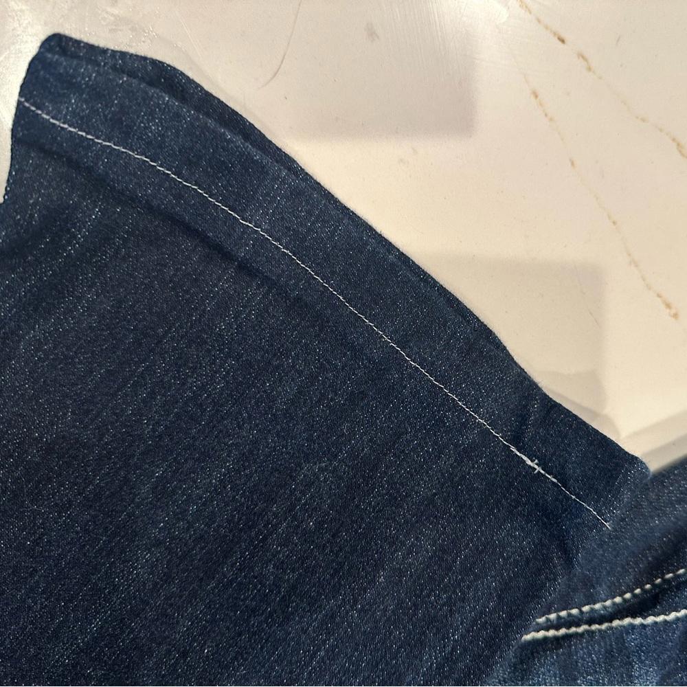 Miss Me Signature Boot Cut Crop Bling Jeans Dark Wash 27 image 10