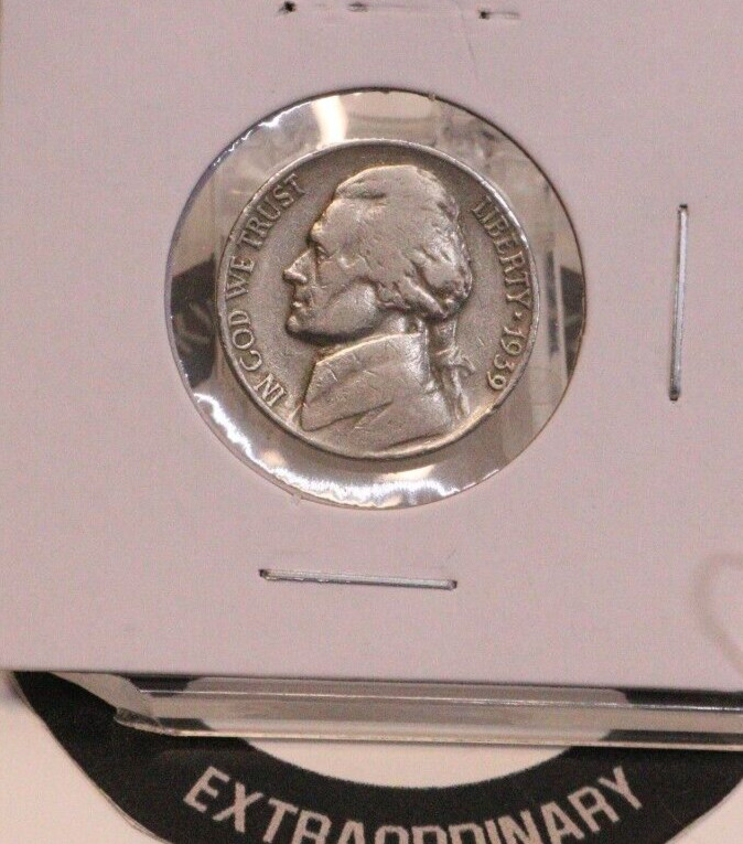 1939 Philadelphia Mint Jefferson Nickel Not Silver
