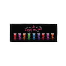 Bunte Shots Design Mikrofaser Bar Tuch Man Cave Pub Bier