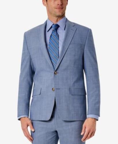 LAUREN RALPH LAUREN Men's Classic-Fit Wool Stretch Suit Jacket Blue 60R - Foto 1 di 1