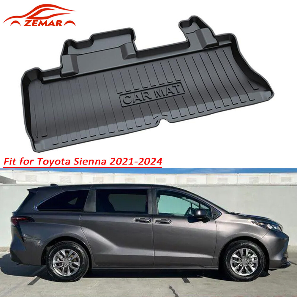 Unique Bargains Flat Face Cargo Liner Rear Trunk Mat Trunk Cargo Luggage Boot Tray Mat Diamond Pattern For Toyota Rav4 2019 2024 Anti Slip