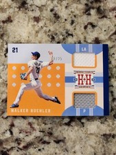 2019 Panini Chronicles Hometown Heroes Memorabilia Blue /25 Walker Buehler