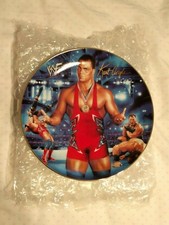 WWF DANBURY MINT Plate Collection KURT ANGLE WWE Wrestler 1st PROOF 