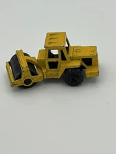 Majorette N226 Road Roller Yellow Black Construction Equipment Diecast Toy Truck
