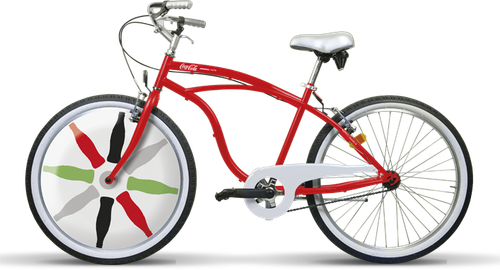 Bicicletta Coca Cola Cruiser Uomo GCX1U26000 26\