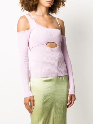 Jacquemus La Mailles Figuerolles top Size 34 Pink