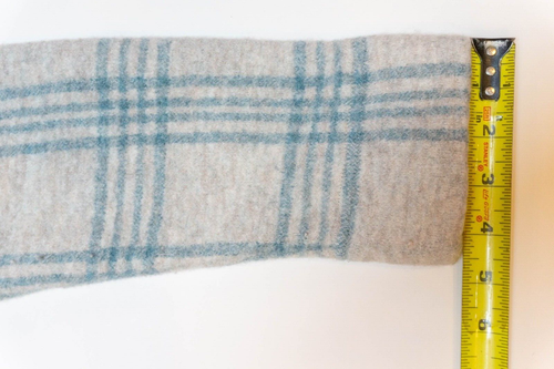 Madewell Boiled Wool Shirt-Jacket In Plaid Teal/Cream, Size Small S New NG712 - Picture 11 of 13