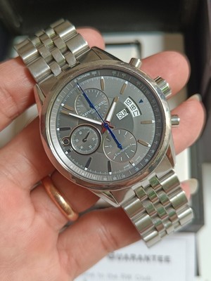 Rare Raymond Weil Freelancer Automatic Chronograph 7730 Day Date Watch Swiss Men