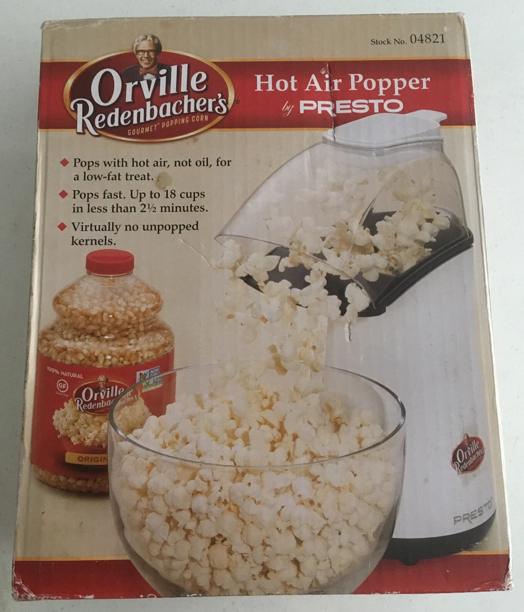 Presto Orville Redenbacher Hot Air Popper Review: Oil-free and