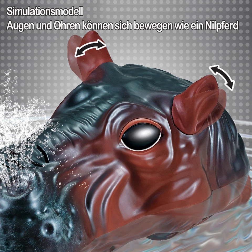 Ferngesteuertes Boot, Kinder RC Boot 2,4 GHz Nilpferd Spielzeug Kinder für Pools - Bild 3 von 4