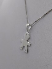 CIONDOLO BEBÈ STYLE ARGENTO BIMBO BOY 3 ZIRCONI STILIZZATO EXPLOIT