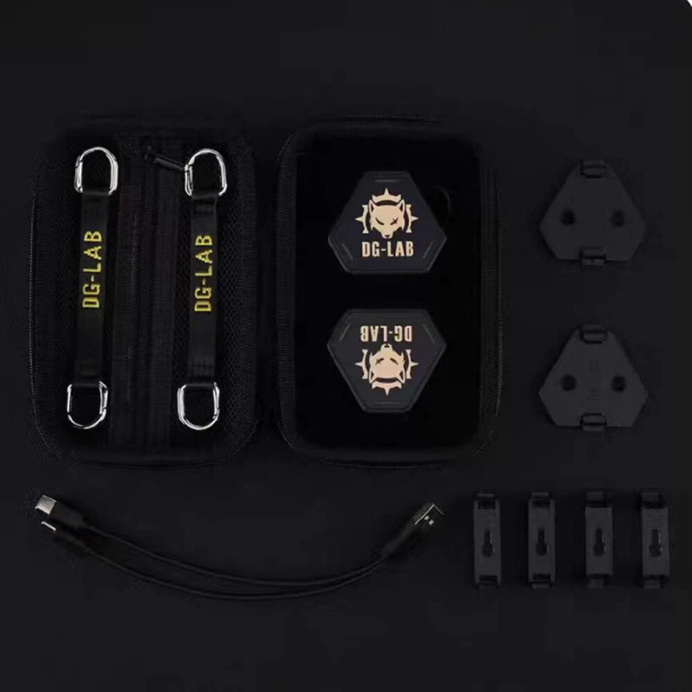 Unisex Power Box Paw Prints Vibra Wireless Button Shock for Couples Flirt
