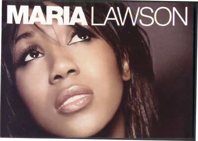 2006 Promo Postcard for Singer MARIA LAWSON'S  New Album. Free UK p&p
