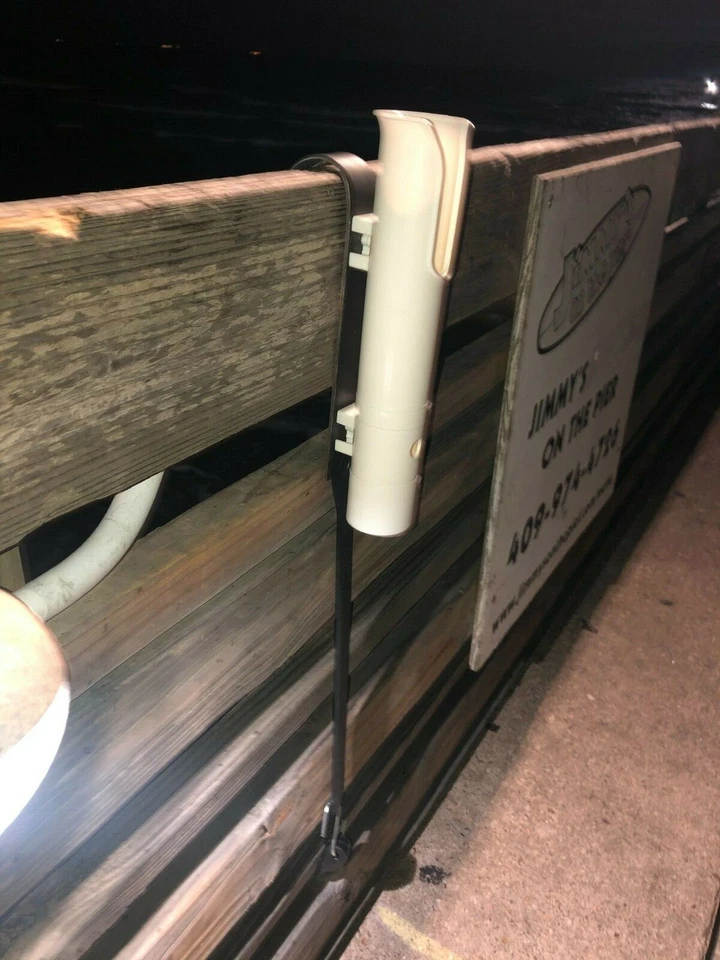 Durable Mobile Rod Holder for Pier and Handrails, made w/ replaceable parts - Image 3 of 4