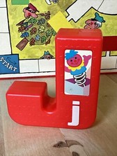 Vintage Tyco Sesame Street Jumbo Alphabet Replacement Letter "J" , Jim Henson