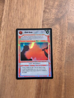 Star Wars CCG - SWCCG - Smoke Screen Foil - EX Cond