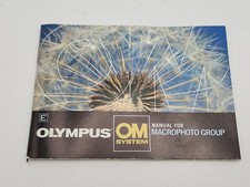 Olympus OM System Instruction Manual for Macrophoto Group 58p Macro Photography