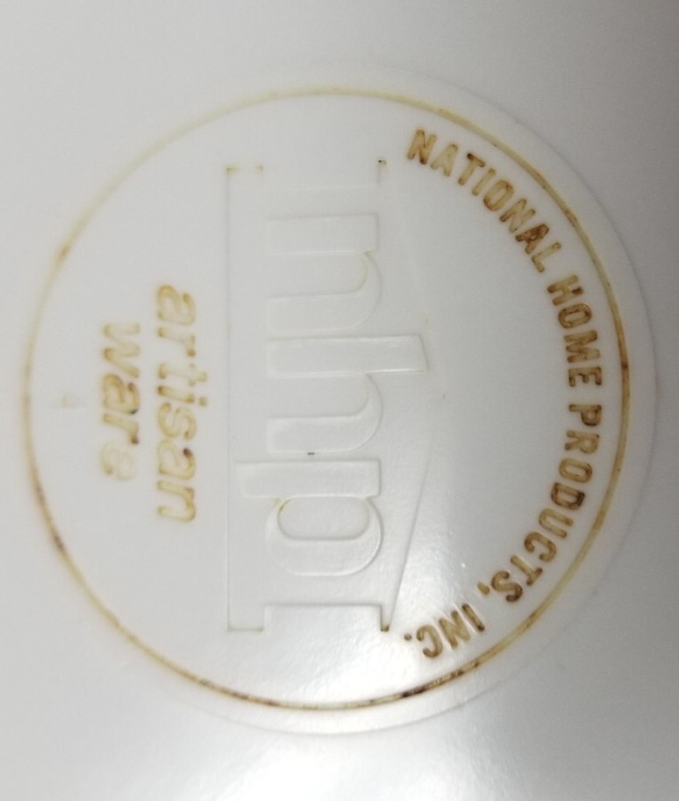 Vintage National Home Products NPH Artisan Ware Flowers 10” Plates (Rare)K157 KC