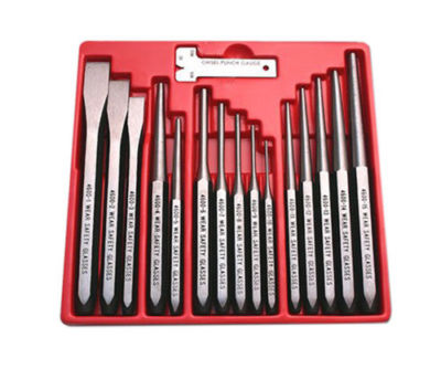 Britool Hallmark HMPC16 16-teiliges professionelles Locher- & Meißelset