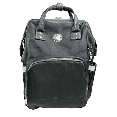 Kipling Audrie Black Nylon Diaper Bag Backpack Doctor Bag 