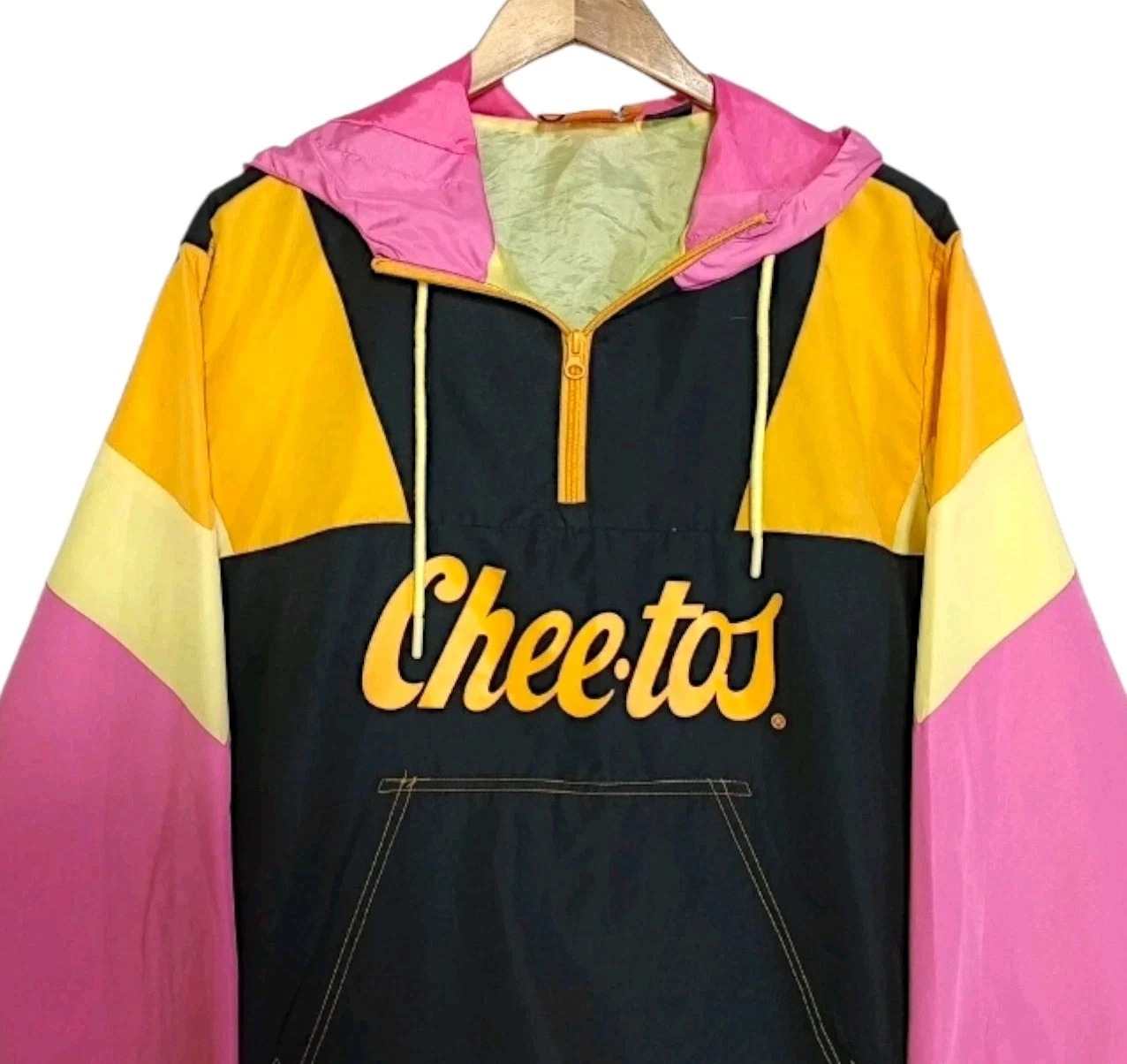 Cheetos Windbreaker Hoodie Size Small Chester Cheetah Basketball Jacket image 3
