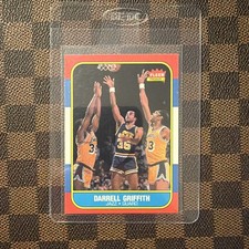 Darrell Griffith Fleer Premier Jazz Vintage NBA Card – Rookie of the Year Guard. rookie card picture