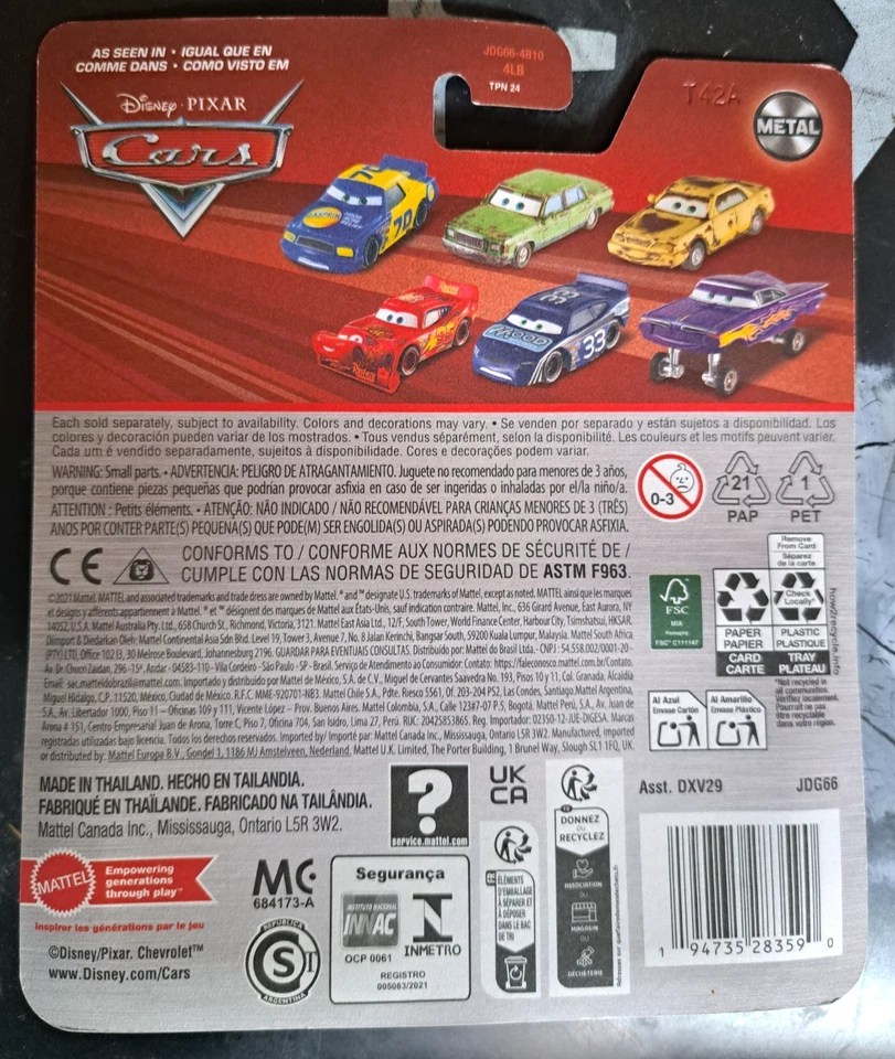 CARS - MY NAME IS NOT CHUCK - Mattel Disney Pixar - Immagine 2 di 2